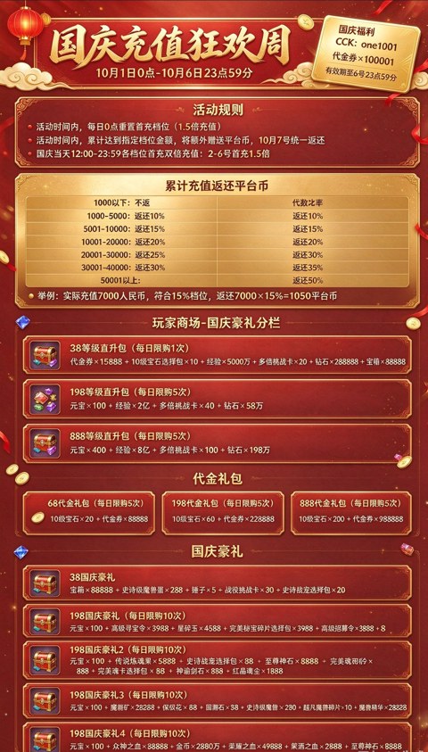 充值介绍